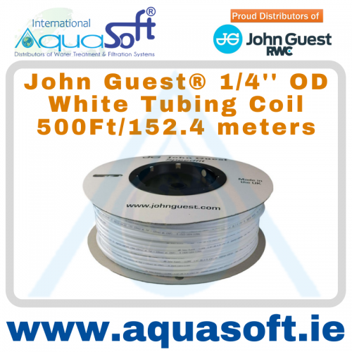 John Guest® 1/4'' White Tubing Coil 500Ft